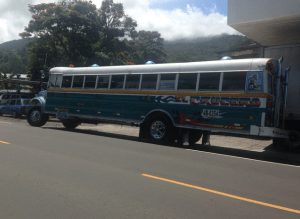 Bus in Boquete