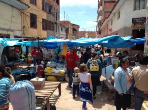 The "rag fair" market.  Pick pockets abound, and don't expect any smiles from the locals.
